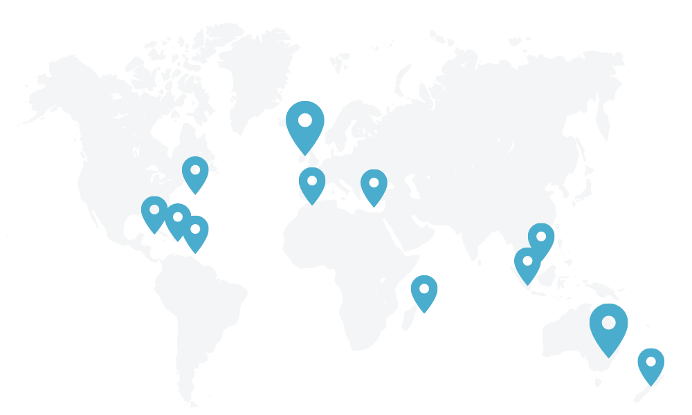 World Map for IPS Cloud